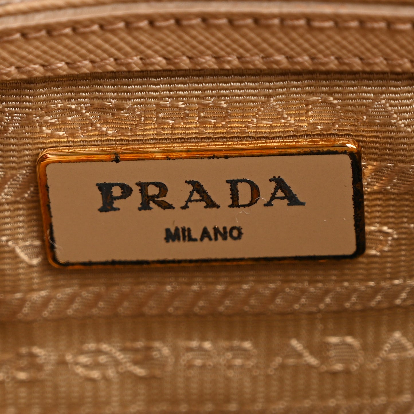 Saffiano Lux Mini Galleria Double Zip Tote Sabbia