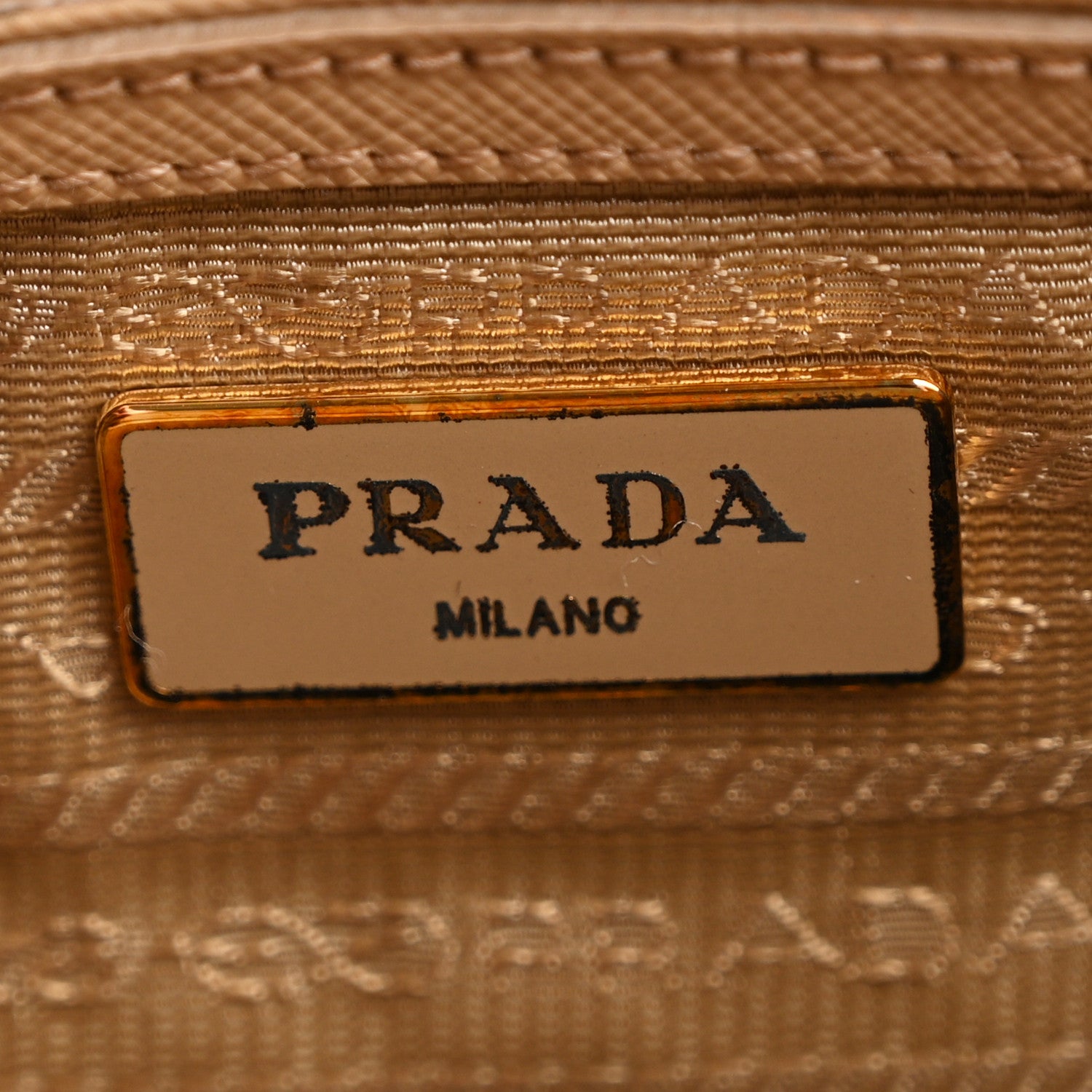 Prada Saffiano Lux Mini Galleria Double Zip Tote Sabbia 6 of 13