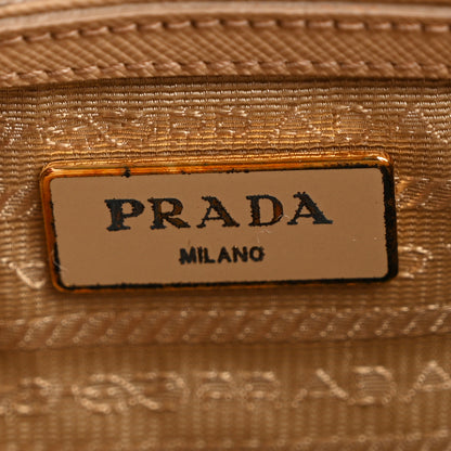 Prada Saffiano Lux Mini Galleria Double Zip Tote Sabbia 6 of 13