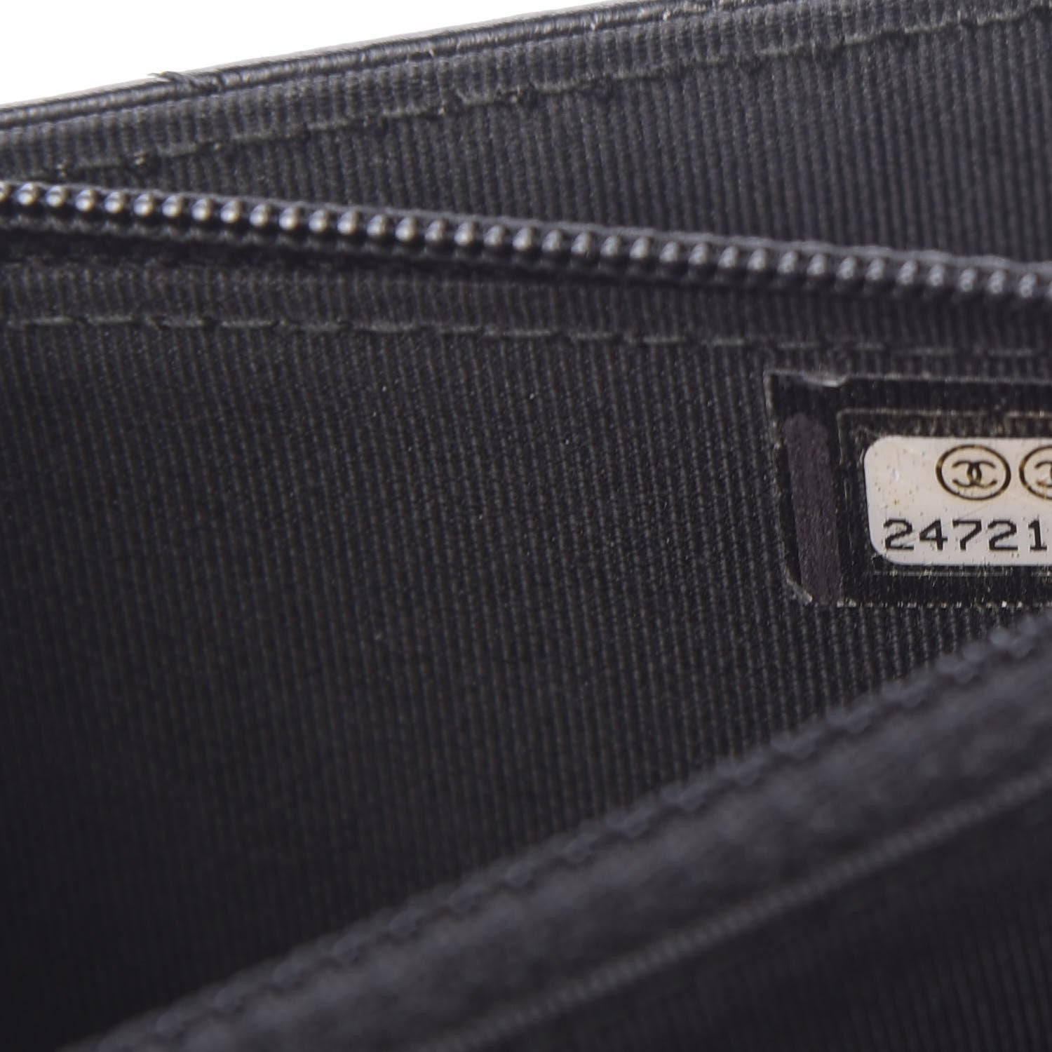 Chanel Aged Calfskin Chevron Quilted Reissue 2.55 Square Wallet On Chain WOC So Black 8 of 12