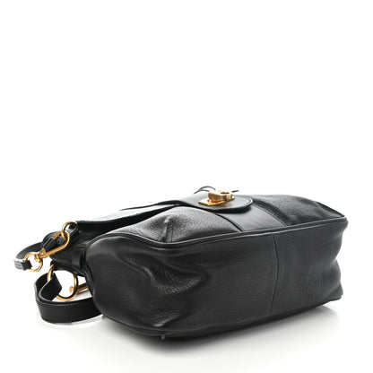 Chloe Grained Lambskin Calfskin Small Lexa Shoulder Bag Black 4 of 9