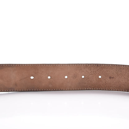 Gucci Canvas Web Interlocking G Belt 85 34 Black 6 of 11