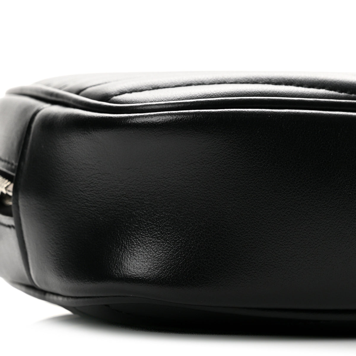 Saint Laurent Calfskin Matelasse Monogram Mini Lou Camera Bag Black 9 of 13