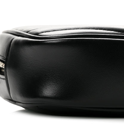 Saint Laurent Calfskin Matelasse Monogram Mini Lou Camera Bag Black 9 of 13
