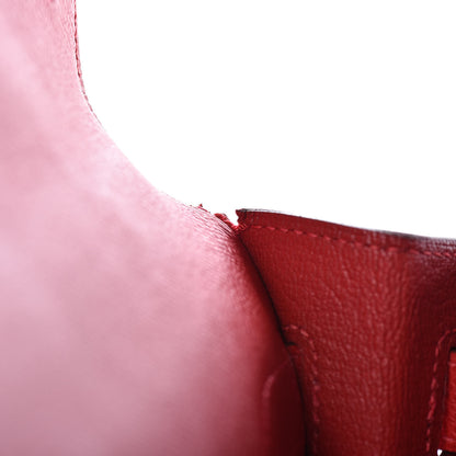 Hermes Epsom Kelly Sellier 32 Rouge Casaque 35 of 37
