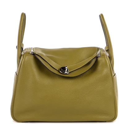 Hermes Taurillon Clemence Lindy 30 Vert Chartreuse 1 of 19