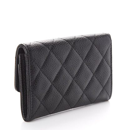 Chanel Caviar Quilted Flap Card Holder Black 2 of 7