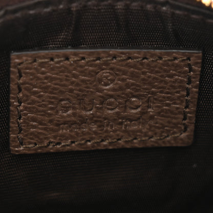 Gucci GG Supreme Monogram Selleria Key Case Beige Ebony Cocoa 5 of 7