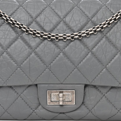 Chanel Aged Calfskin Quilted 2.55 Reissue 227 Flap Grey 8 of 13