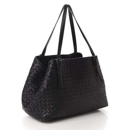 Bottega Veneta Nappa Intrecciato Medium Seamless Tote Black 3 of 12
