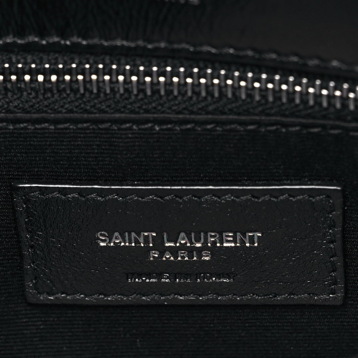 Crinkled Calfskin Matelasse Monogram Medium Niki Chain Satchel Black