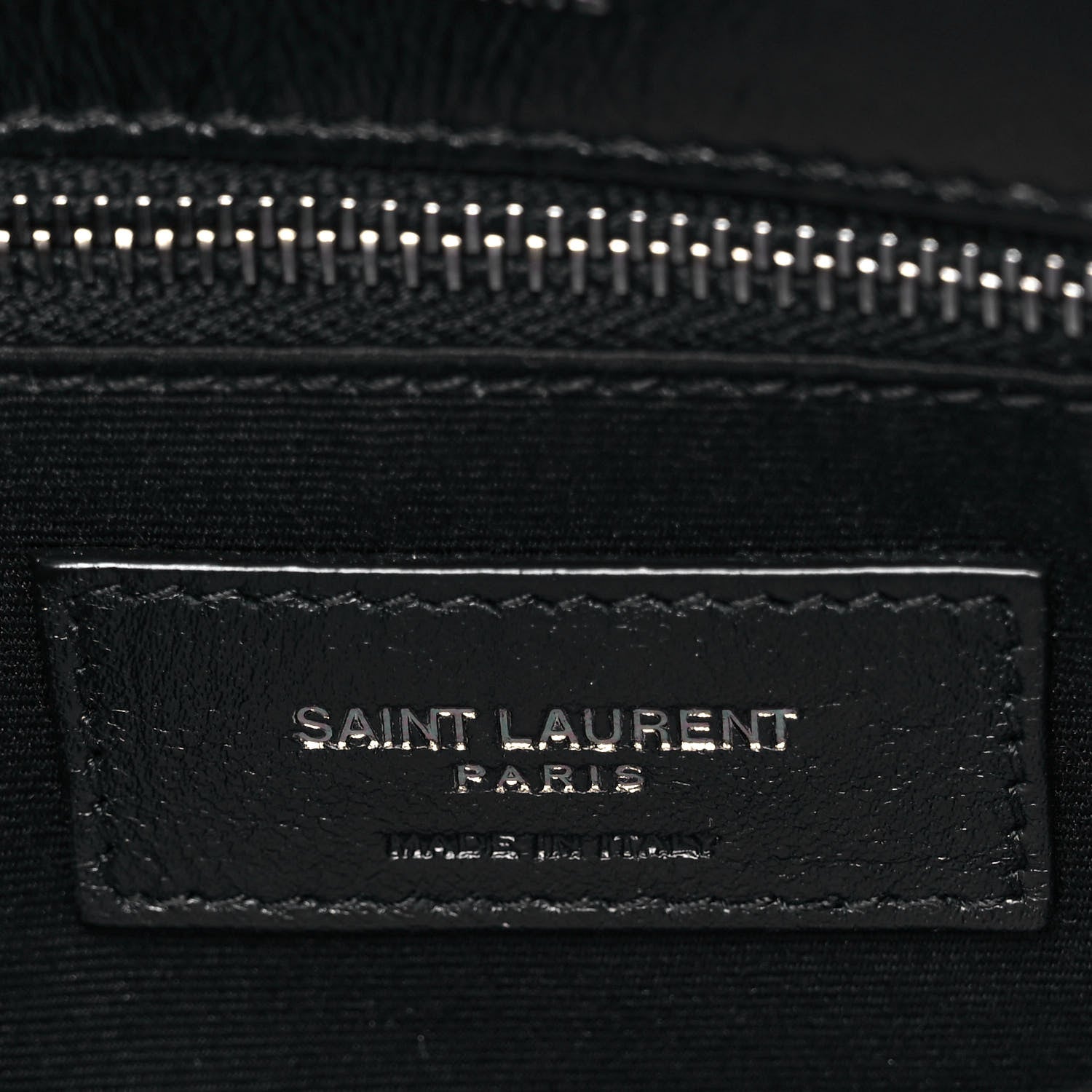 Saint Laurent Crinkled Calfskin Matelasse Monogram Medium Niki Chain Satchel Black 6 of 10