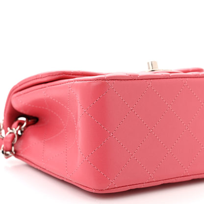 Chanel Lambskin Quilted Mini Square Flap Pink 9 of 11