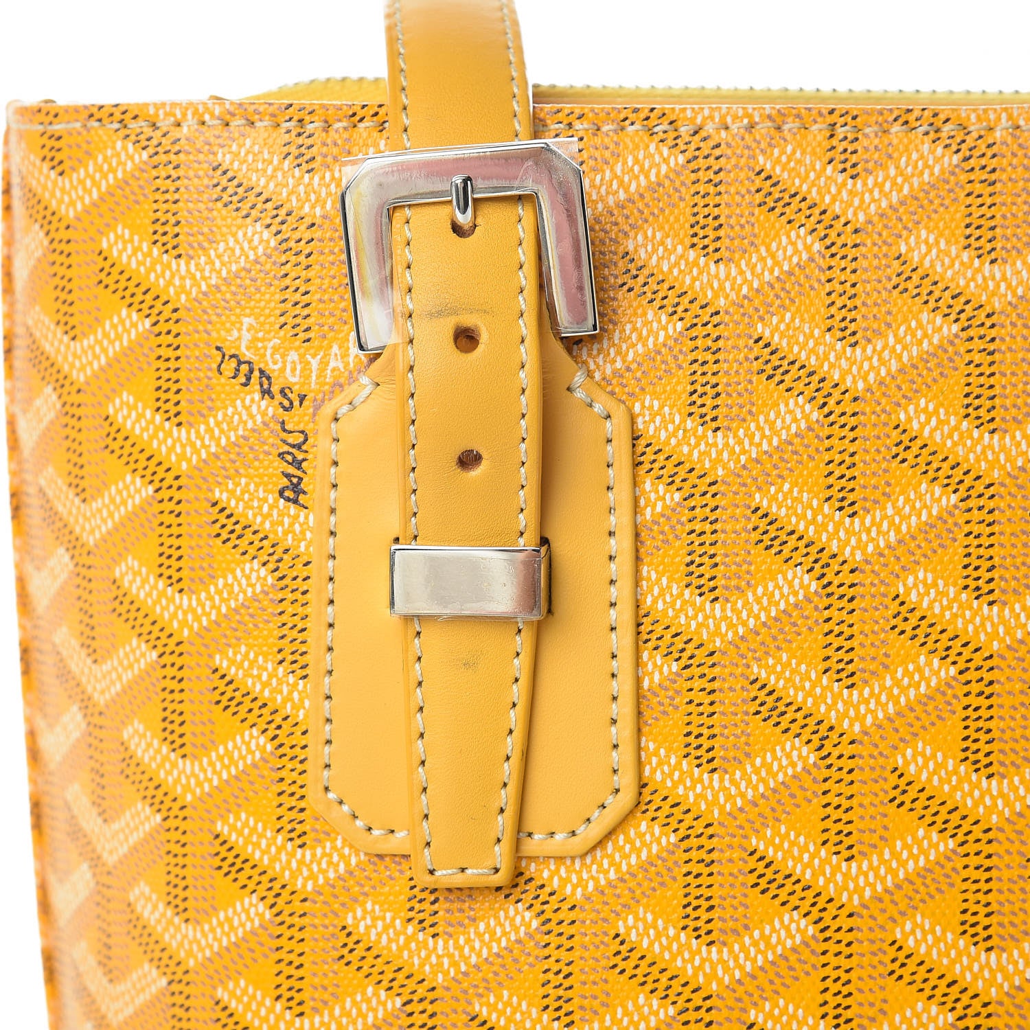 Goyard Goyardine Marie Galante PM Yellow 7 of 13