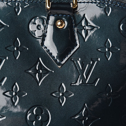 Louis Vuitton Vernis Alma GM Blue Nuit 28 of 42