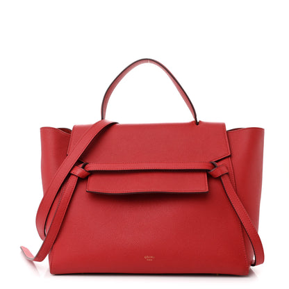 Celine Grained Calfskin Mini Belt Bag Coquelicot 1 of 11