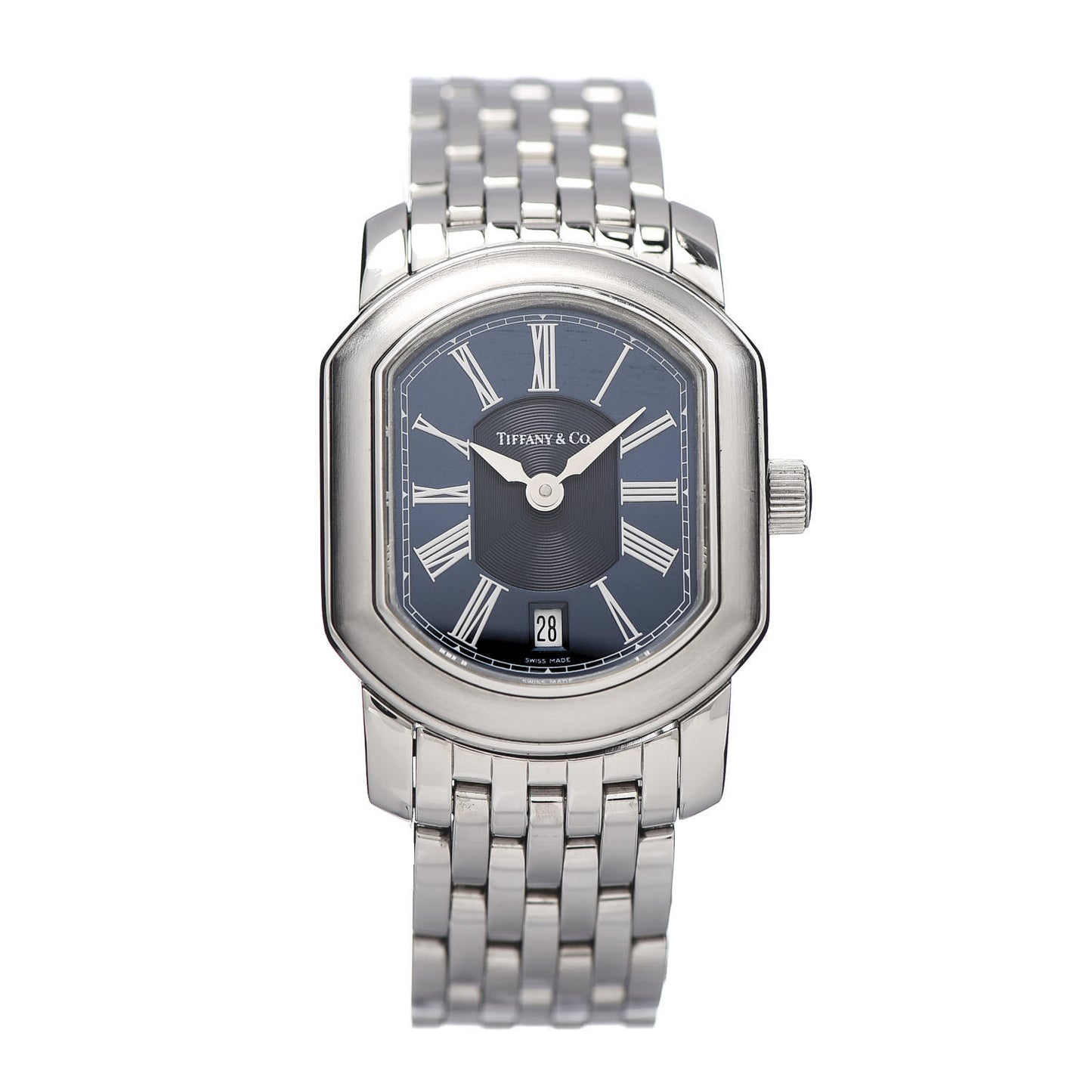 Stainless Steel 24mm Mark Coupe Resonator Quartz Watch Blue