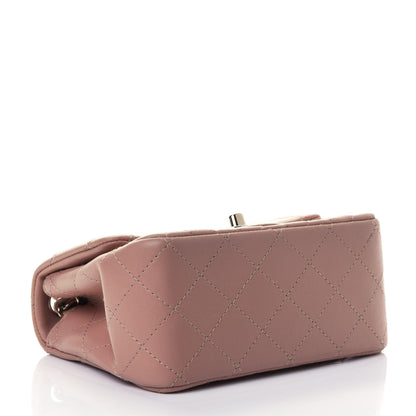Chanel Lambskin Quilted Mini Square Flap Beige 3 of 4
