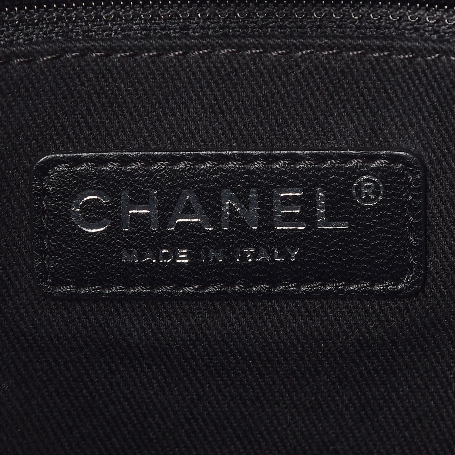 Chanel Canvas Large Deauville Tote Black White 6 of 8