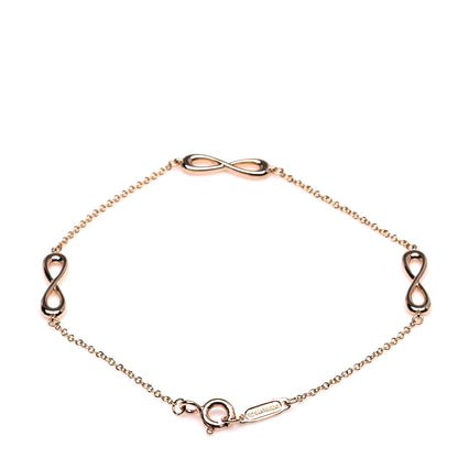 Tiffany 18K Rose Gold Infinity Endless Bracelet 3 of 6