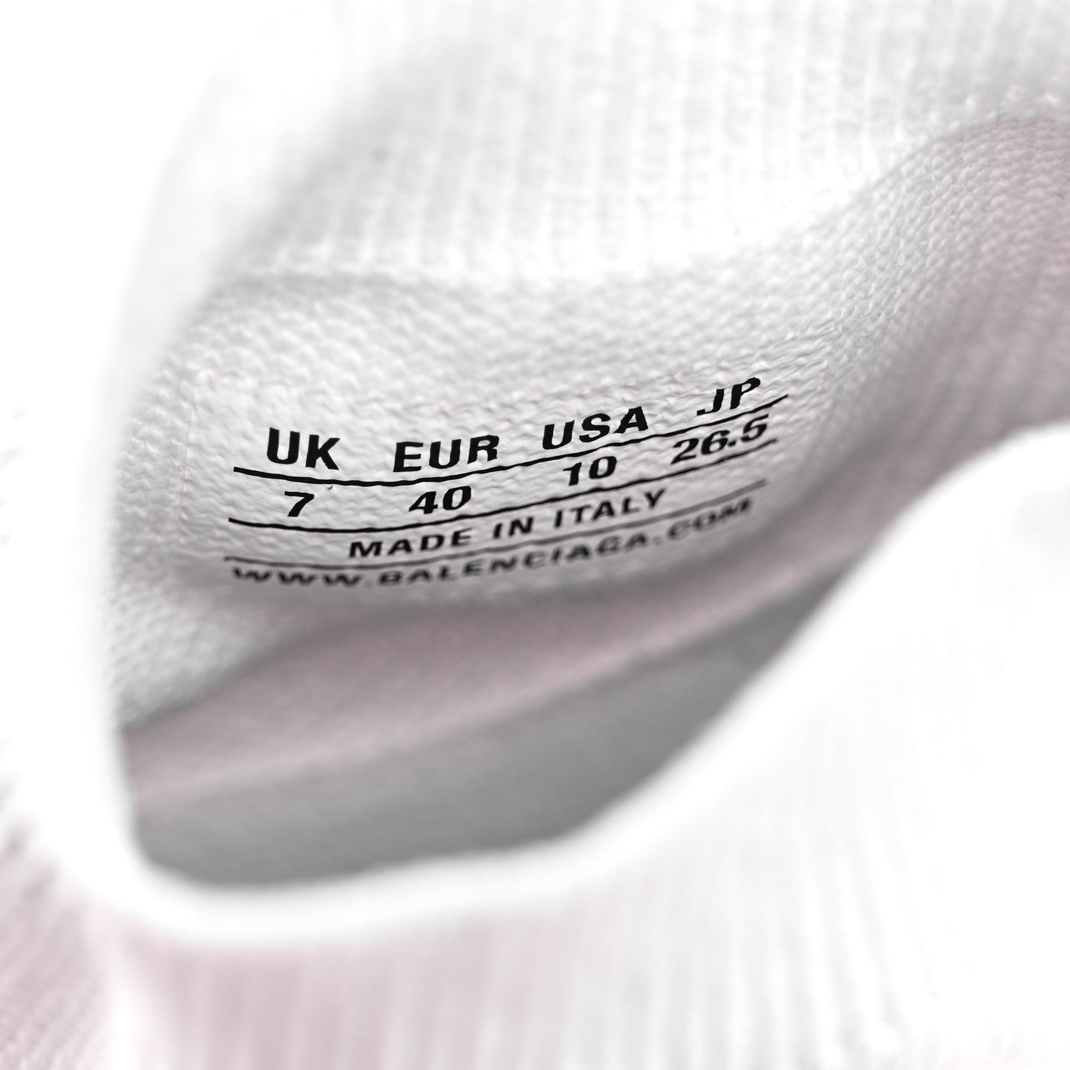Balenciaga Technical 3D Recycled Knit Bi-Color Womens Speed 2.0 Transparent Sole Sneakers 40 Pink White 8 of 9