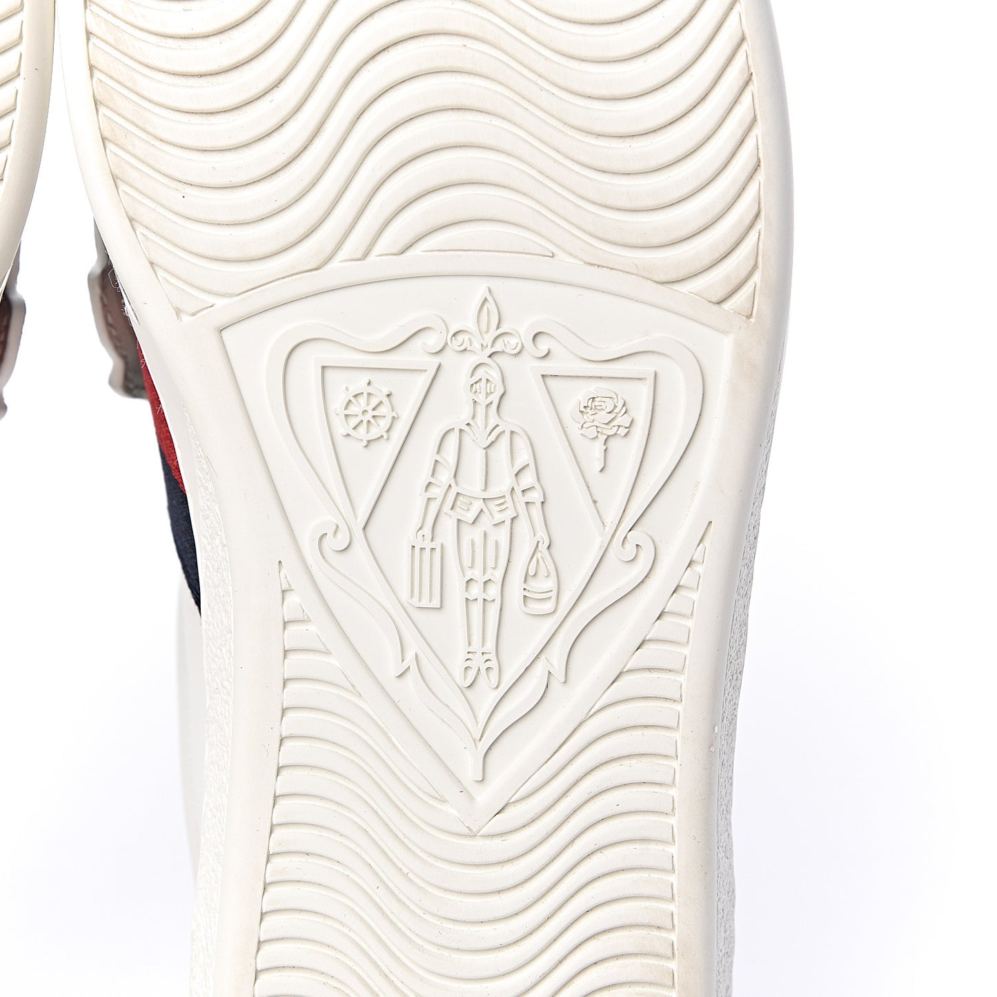 Calfskin Ayers Web Angry Cat Embroidered Mens Ace Sneakers 6.5 White
