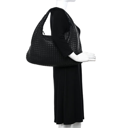 Bottega Veneta Nappa Intrecciato Large Veneta Hobo Black 2 of 11