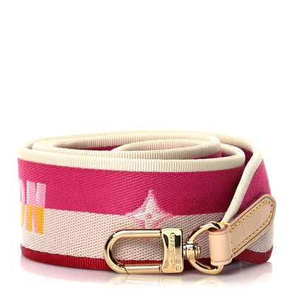 Louis Vuitton Jacquard Speedy Bandouliere 20 Shoulder Strap Fuchsia 1 of 3