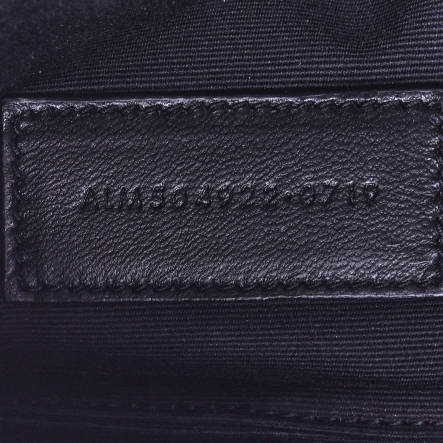 Saint Laurent Grain De Poudre Matelasse Chevron Monogram Bill Pouch Red 7 of 8