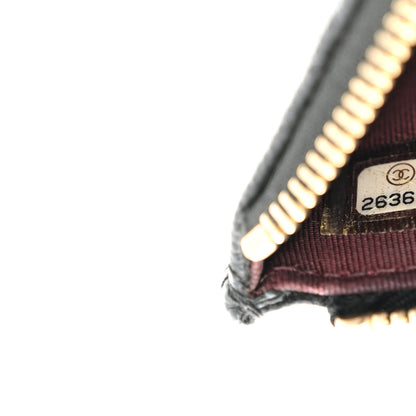 Chanel Caviar Quilted Classic Zip Pouch Black 7 of 8