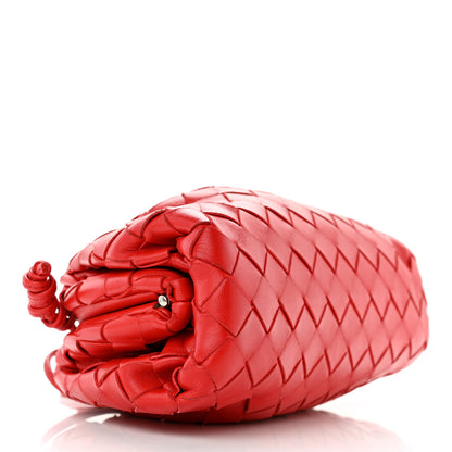 Bottega Veneta Nappa Intrecciato The Mini Pouch Bright Red 4 of 12