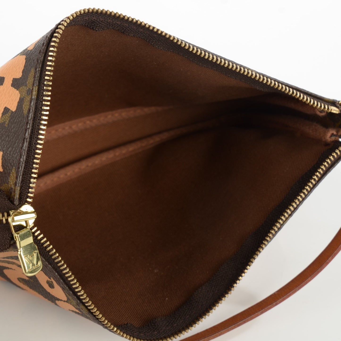 Monogram Graffiti Pochette Accessories Peach