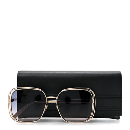 Christian Dior Metal FilDior S1U Square Sunglasses Gold 9 of 9