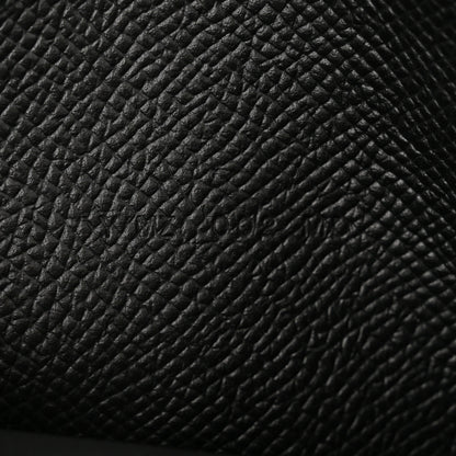 Hermes Epsom Kelly Pocket Compact Wallet Black 7 of 8
