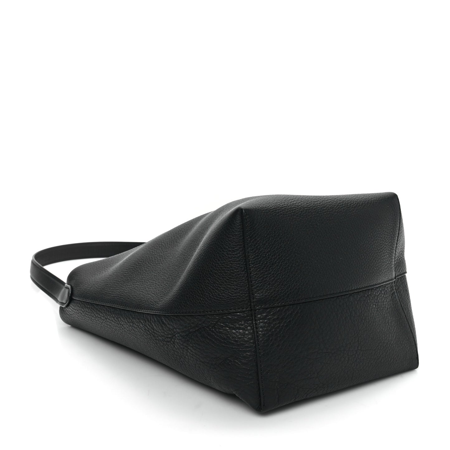 Grained Calfskin Medium N/S Park Tote Black