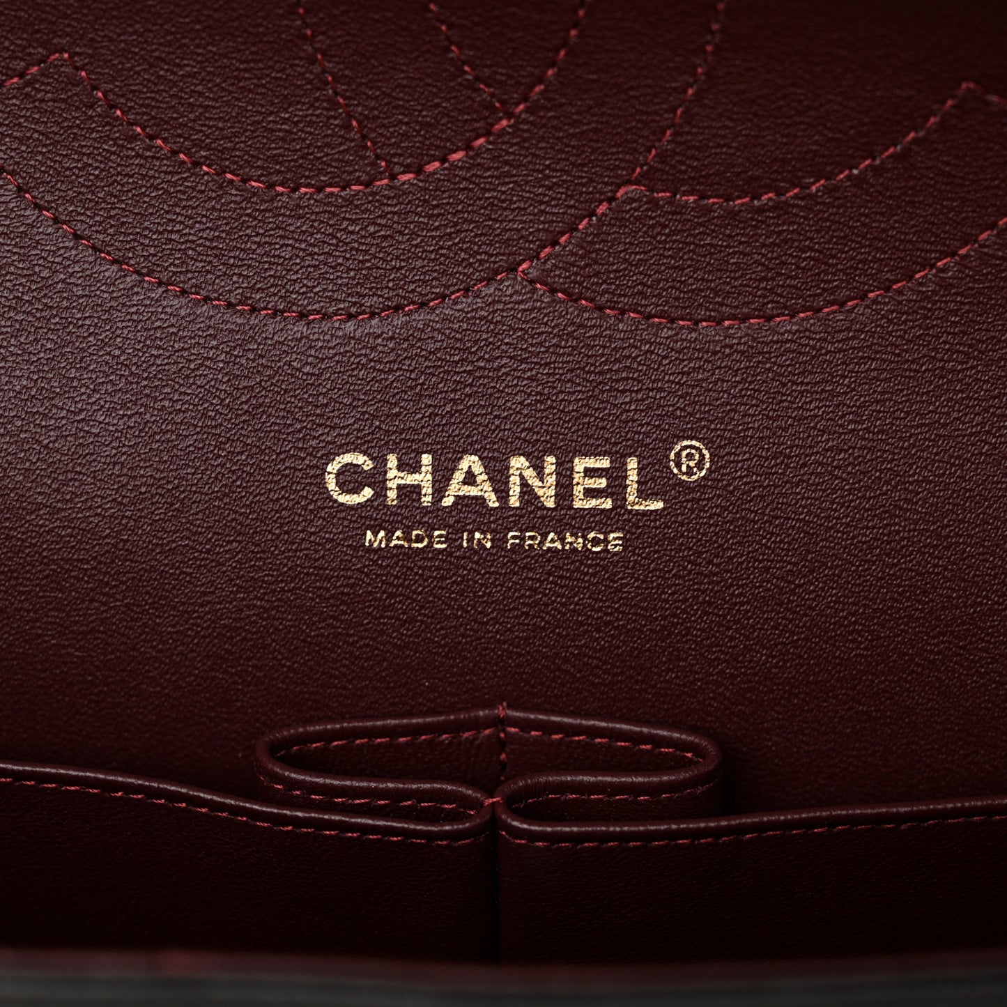 Lambskin Quilted Jumbo Double Flap Black