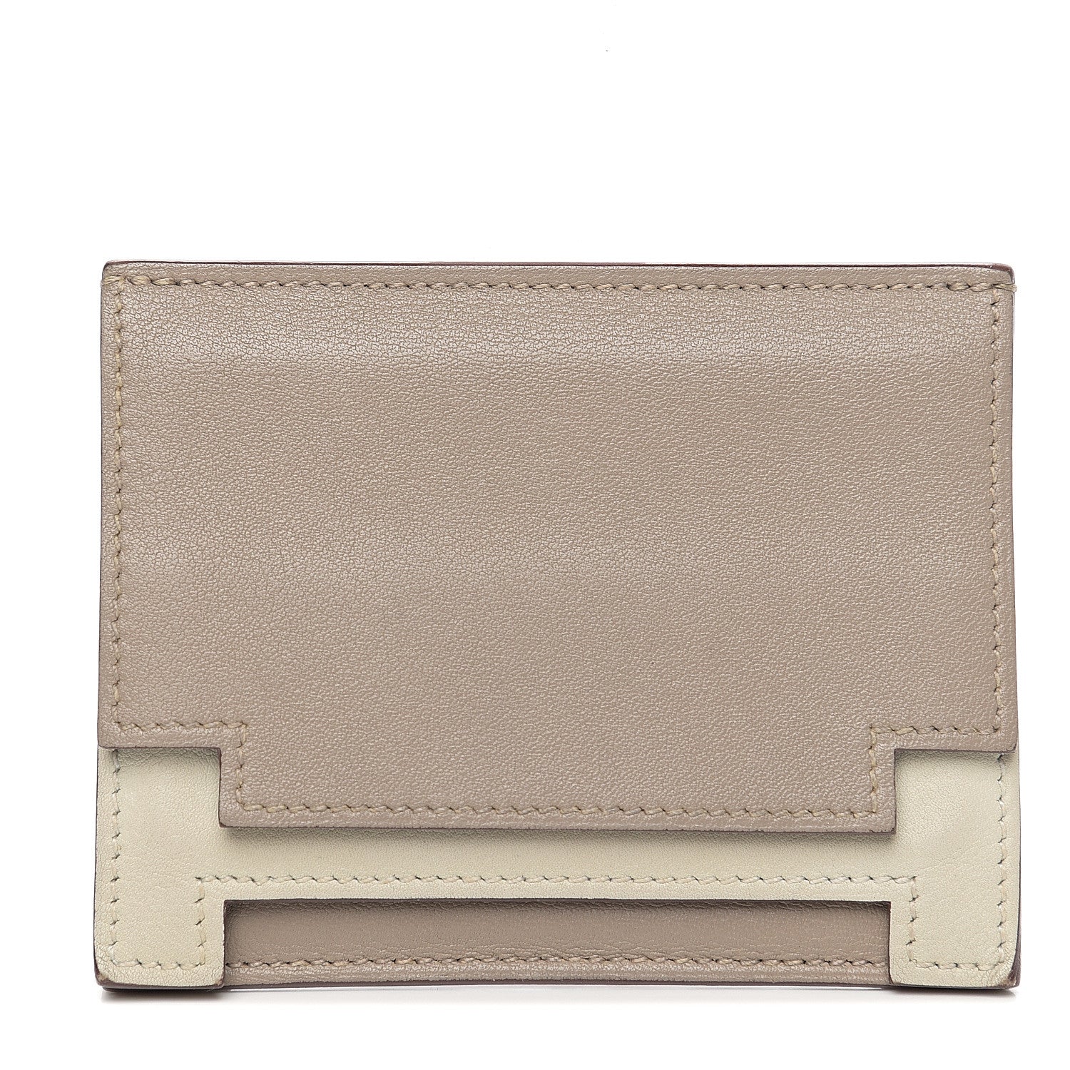 Hermes Swift Rabat H 8CC Card Holder Gris Asphalte Gris Perle 1 of 6