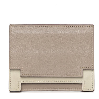 Hermes Swift Rabat H 8CC Card Holder Gris Asphalte Gris Perle 1 of 6