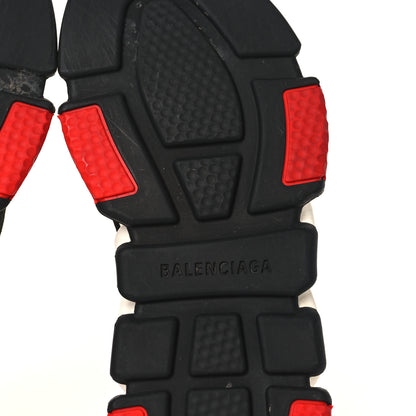 Balenciaga Neoprene Knit Womens Speed Sneakers 37 Black White Red 6 of 9