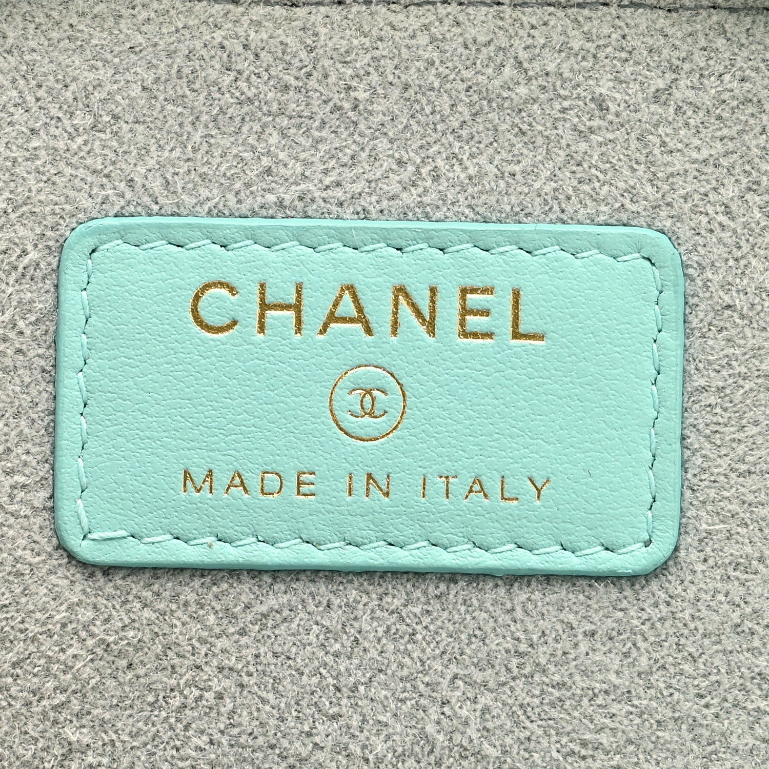 Chanel Caviar Quilted Jewelry Travel Case Blue 5 of 5