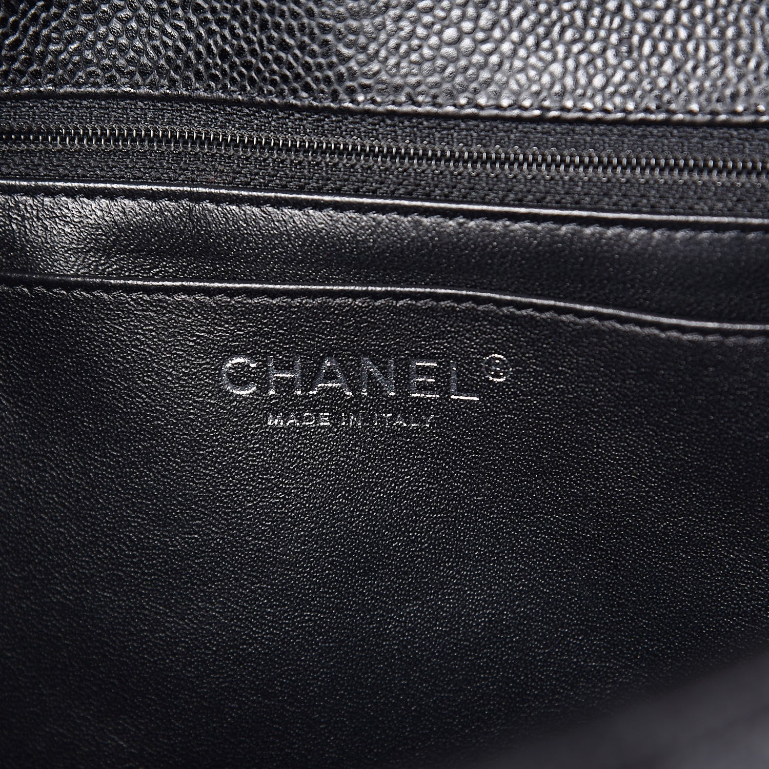Chanel Caviar Quilted Jumbo Single Flap Black 6 of 11
