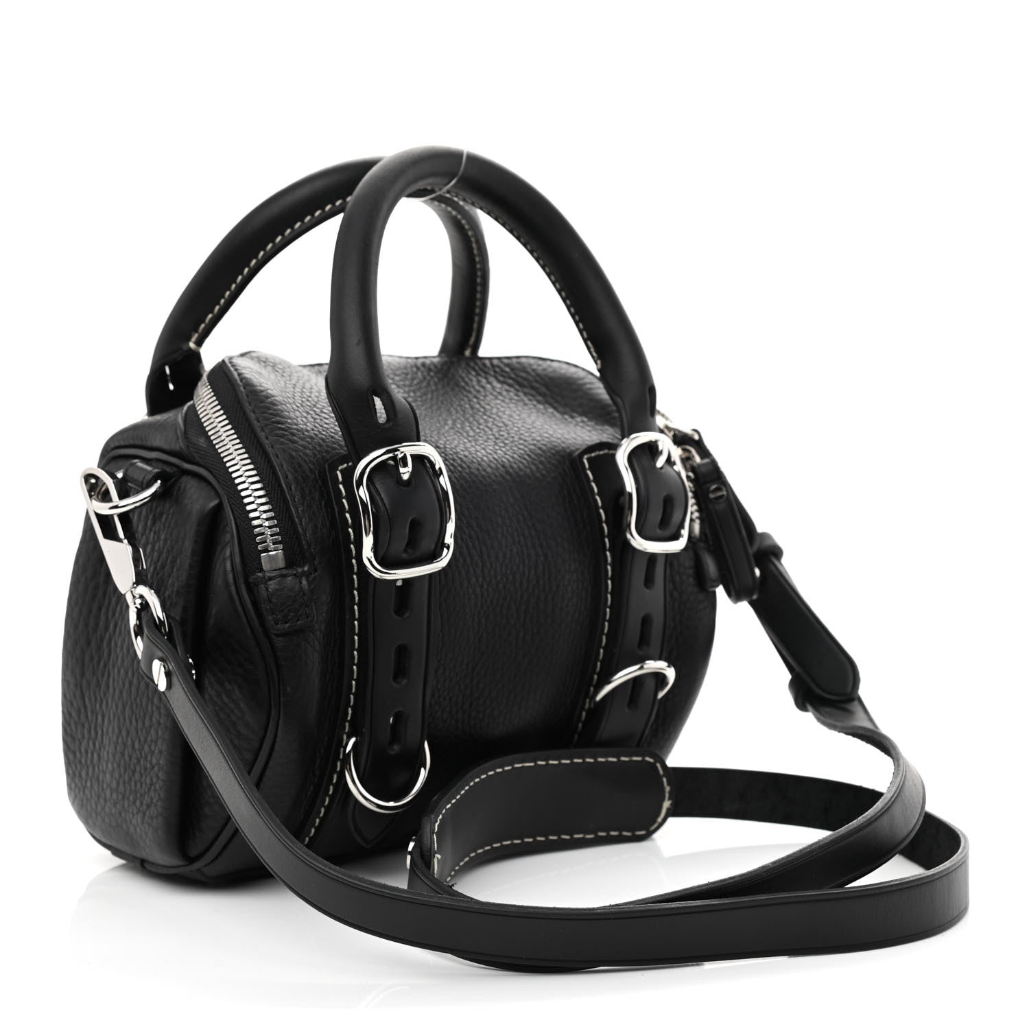 Alexander Wang Pebbled Lambskin Mini Rockie Black 3 of 10