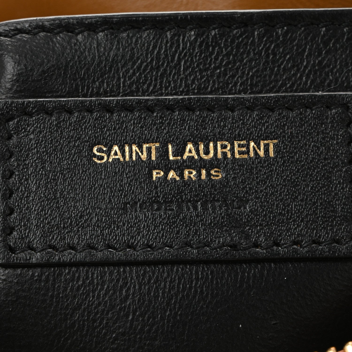 Saint Laurent Calfskin Y Quilted Monogram Small Loulou Chain Satchel Dark Natural 6 of 10