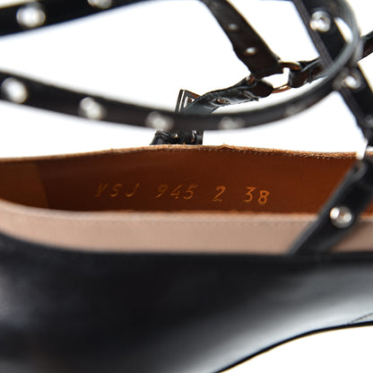 Valentino Garavani Nappa Love Latch 50mm Pumps 38 Black Poudre 9 of 9
