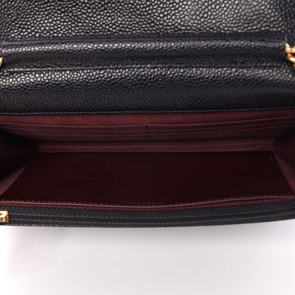 Chanel Caviar Quilted Wallet On Chain WOC Black 5 of 9