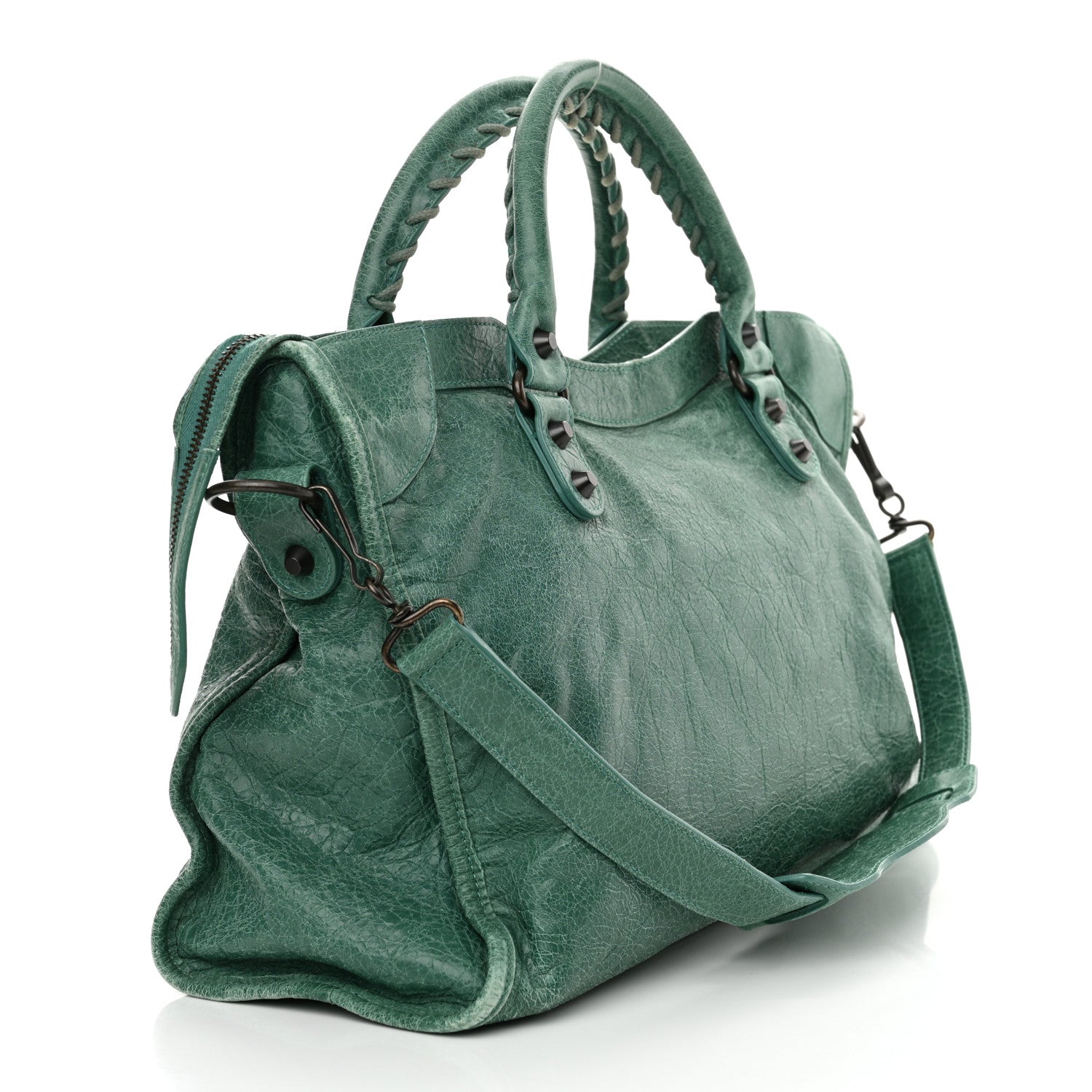 Balenciaga Agneau Classic Hardware City Vert Sauge 4 of 15