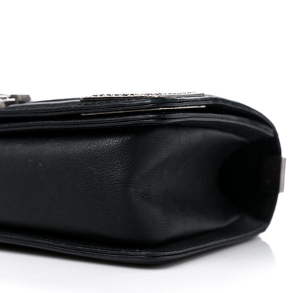 Chanel Calfskin Quilted Metal Embellished Paris Dallas Medium Boy Flap Black 9 of 15