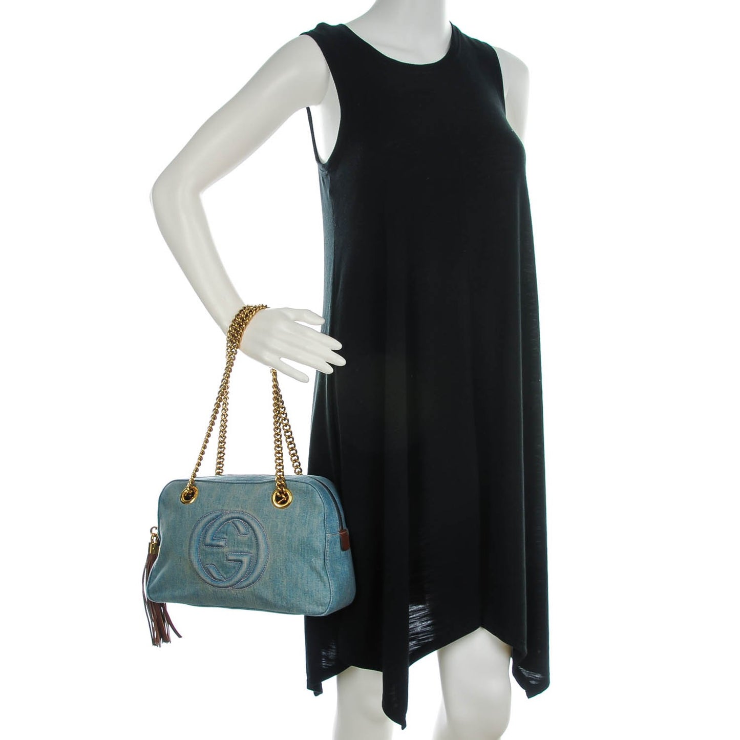 Denim Small Soho Bowler Blue