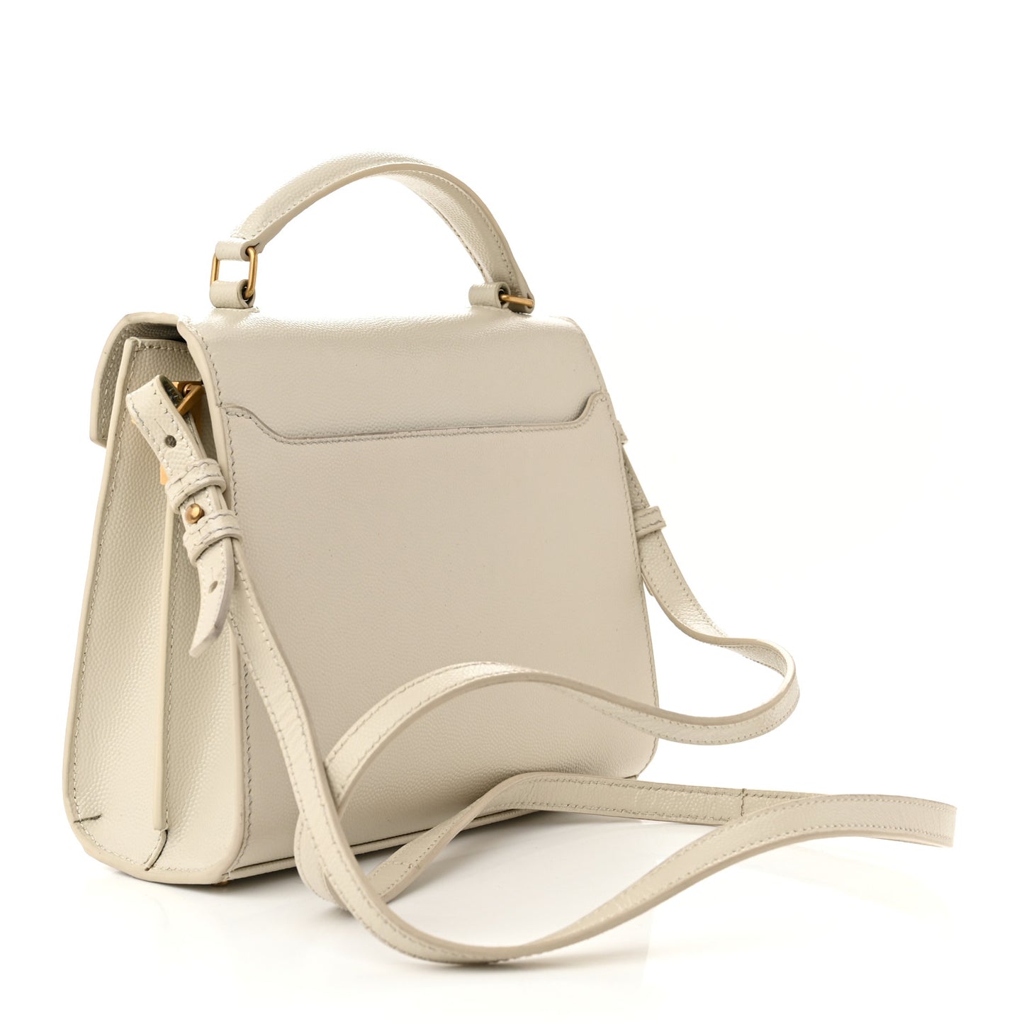 Grain de Poudre Mini Classic Monogram Cassandra Top Handle Vintage White