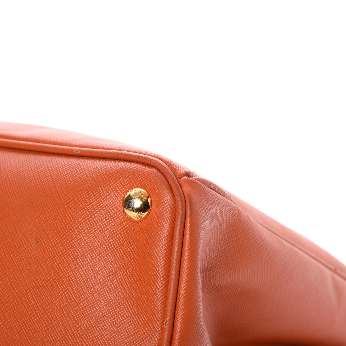 Saffiano Lux Large Tote Papaya